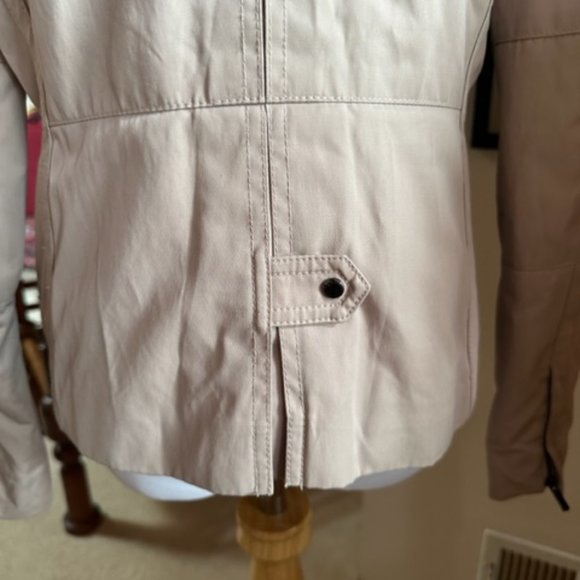 ANN TAYLOR Beige Tan Insulated All Weather Utility Jacket Parka – S - Picture 13 of 15